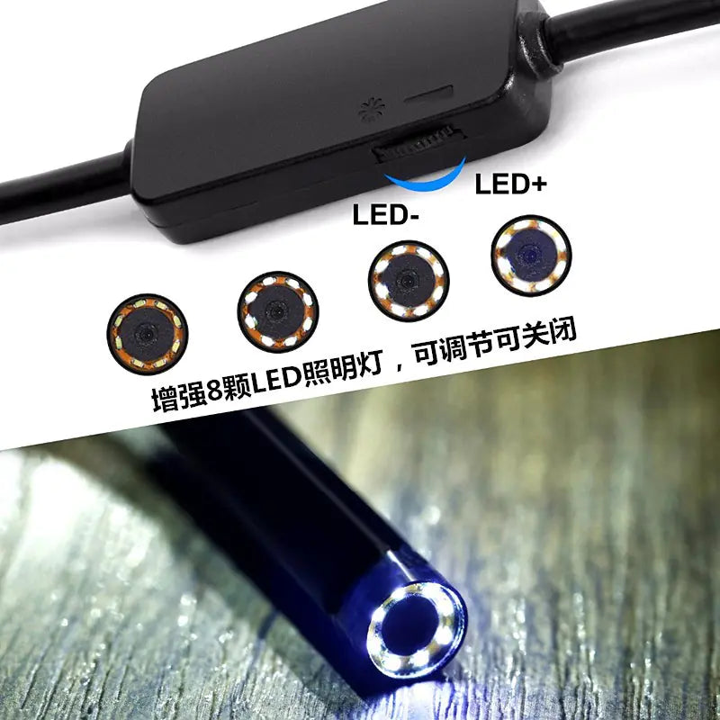 8mm WiFi Endoscope for Industrial and Automotive Use