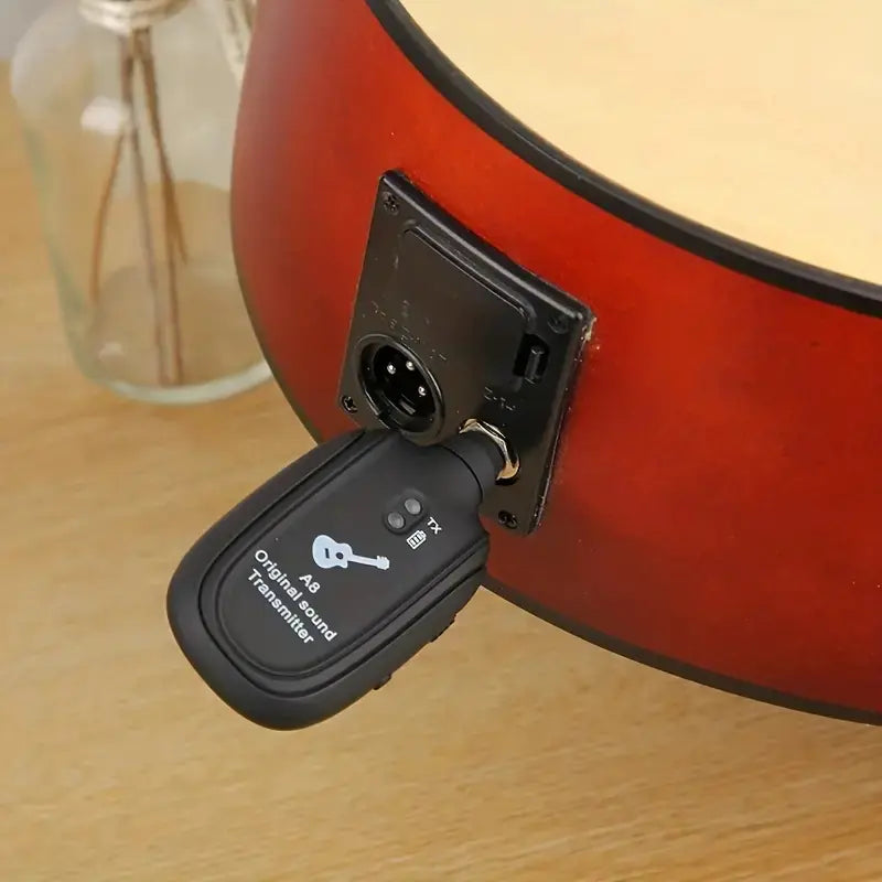 Wireless Guitar System with Transmitter and Receiver