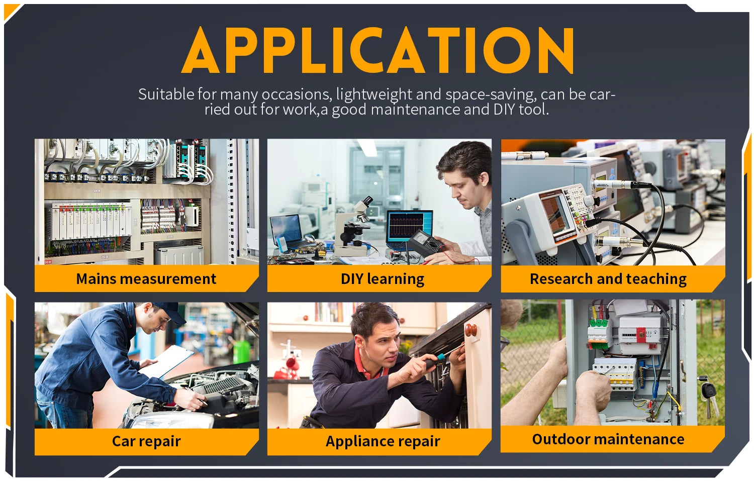 FNIRSI New DSO510 DSO152 DSO153 Mini Handheld Digital 2 IN 1 Oscilloscope Portable 48MS/s 10MHz Bandwidth Electronic Repair Tool Innova Techno