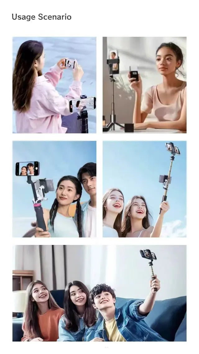 Magnetic Cell Phone Vlog Self Timer Monitor Screen Using Rear Camera Monitor For Live Streaming Creating Content Self-Timer Innova Techno