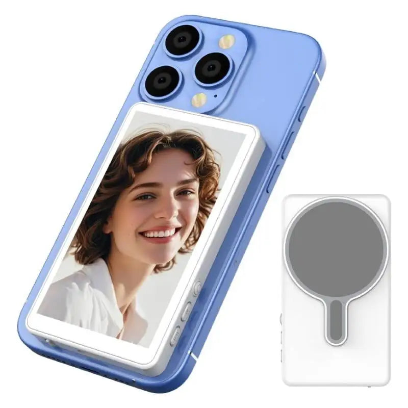 Magnetic Cell Phone Vlog Self Timer Monitor Screen Using Rear Camera Monitor For Live Streaming Creating Content Self-Timer Innova Techno