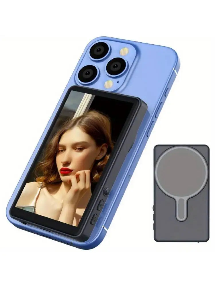 Magnetic Cell Phone Vlog Self Timer Monitor Screen Using Rear Camera Monitor For Live Streaming Creating Content Self-Timer Innova Techno