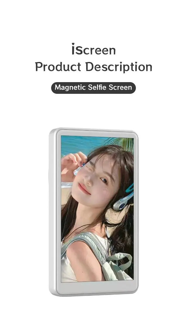 Magnetic Cell Phone Vlog Self Timer Monitor Screen Using Rear Camera Monitor For Live Streaming Creating Content Self-Timer Innova Techno