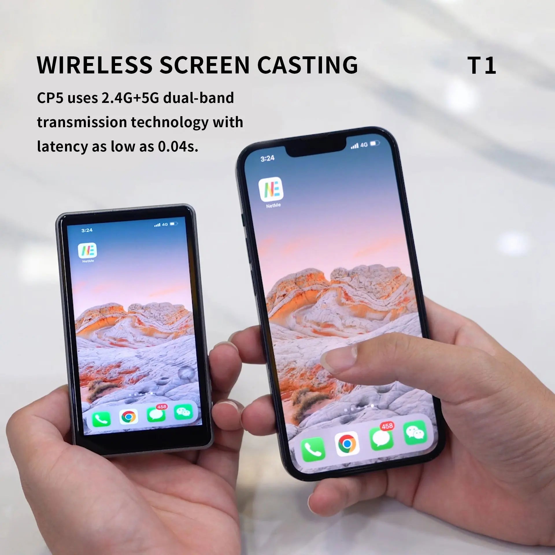 Magnetic Cell Phone Vlog Self Timer Monitor Screen Using Rear Camera Monitor For Live Streaming Creating Content Self-Timer Innova Techno