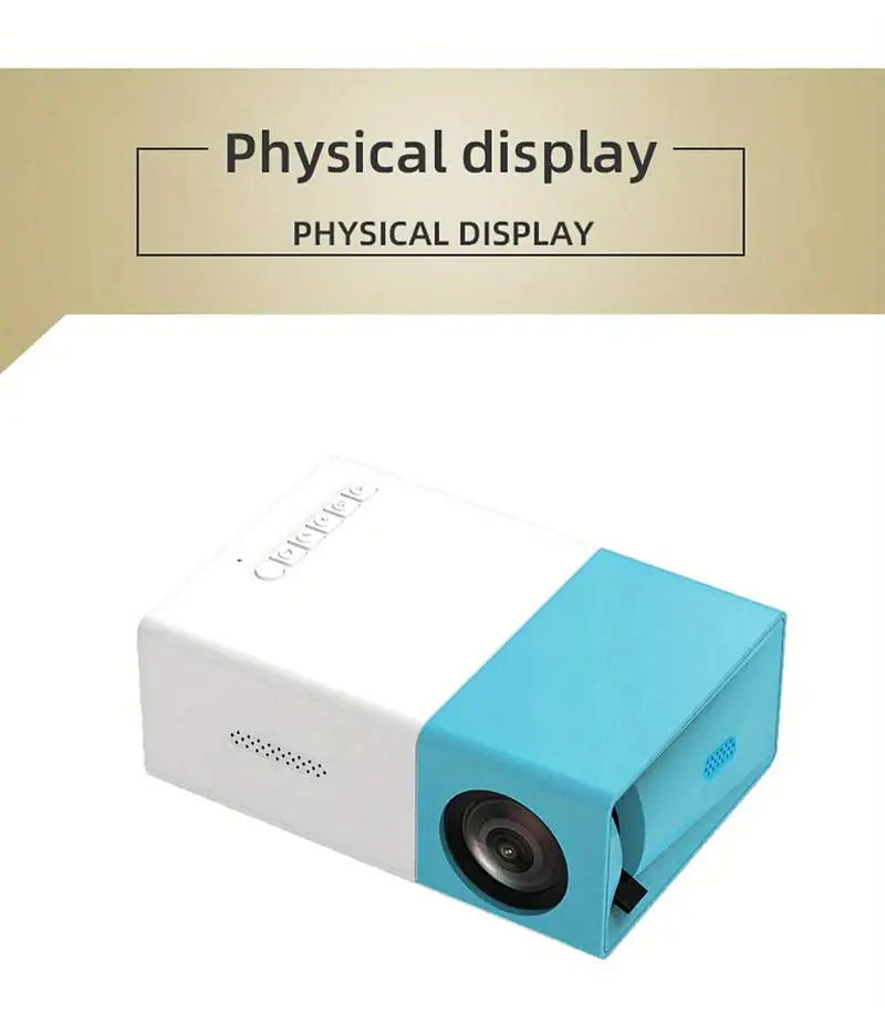 Mini Projector for Android/iOS/Windows - HDMI/USB/SD