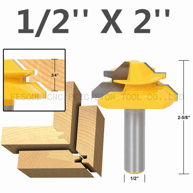 45 degrees CNC Solid Carbide Milling Cutter,woodworking router bit,Floor knife,mortise end mill,cabinet wood tool Innova Techno