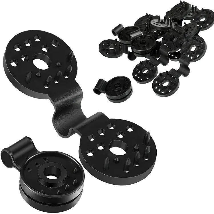 10pcs Round Black Plastic Clips for Shade Netting