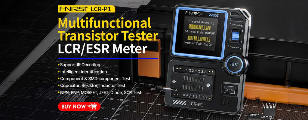 FNIRSI New DSO510 DSO152 DSO153 Mini Handheld Digital 2 IN 1 Oscilloscope Portable 48MS/s 10MHz Bandwidth Electronic Repair Tool Innova Techno