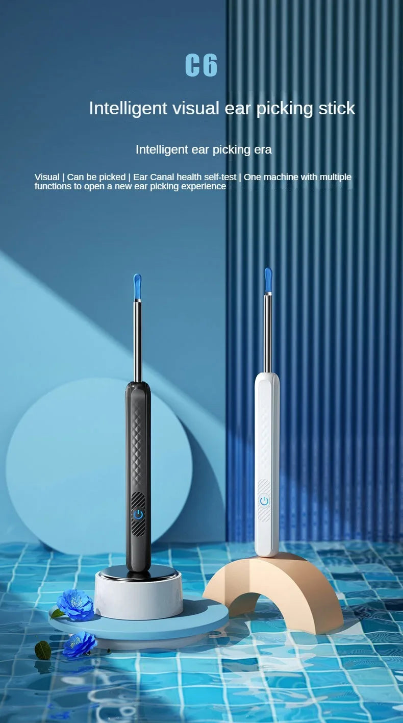 Wireless Smart Visual Ear Cleaner 800W Ear Stick Otoscope  Ear Wax Removal Tool Ear pick Camera Ear Endoscope for iOS Android Innova Techno