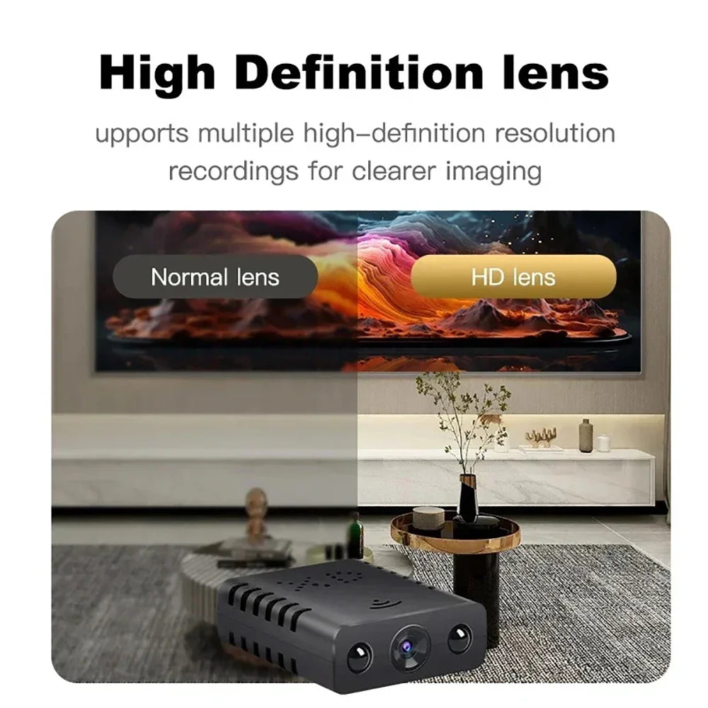 XD 1080P WiFi Mini Camera Smart Wireless Camcorder IP Camera Sport Camera Night Vision Remote Security Protection Video Recorder Innova Techno