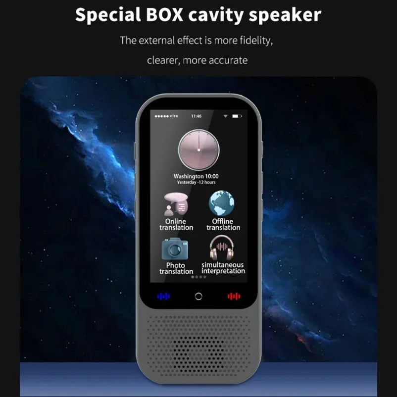 S80 Pro 138 Language Intelligent Translation Machine Intelligent Recording 19 Offline Real-time Chat GPT AI Voice Photo Translat Innova Techno