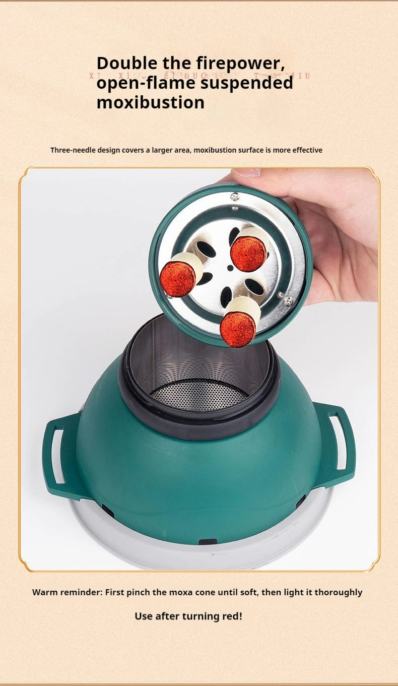 Smokeless Moxibustion Jar Moxibustion Massage Body Lumbar And Abdominal Massage Innova Techno