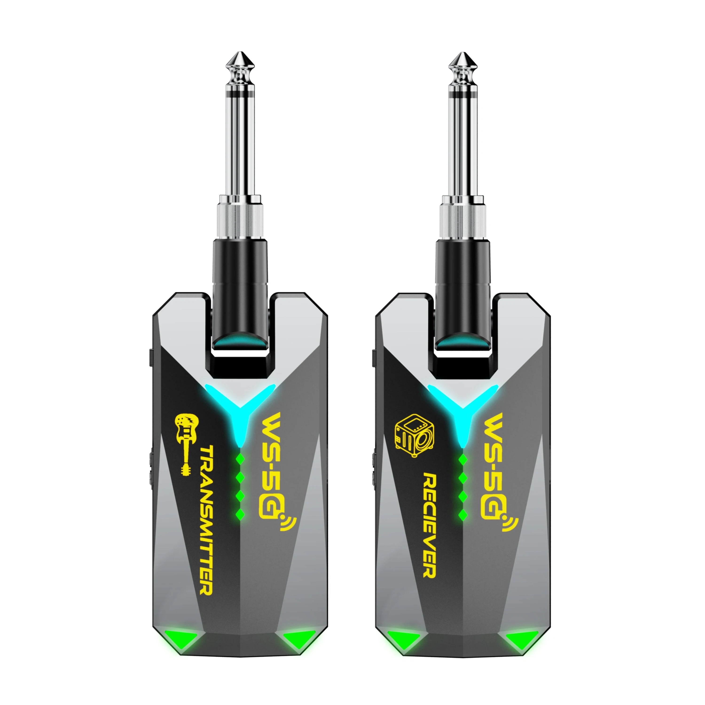 JAMJUM 5.8G Wireless Audio System with 6.35/3.5mm Audio jack Rechargeable Battery holiday gift Innova Techno