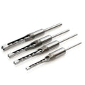 4Pcs Square Hole Drill Bit Metal Drill Bits for Wood Carpentry Tools for Woodworking Tools Parts Power Tool Drill Accessories
