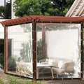 Transparent Plastic Rainproof Film Outdoor Waterproof Tarpaulin Terrace Succulent Plant Insulation Tent Balcony Awning Tarpaulin Innova Techno