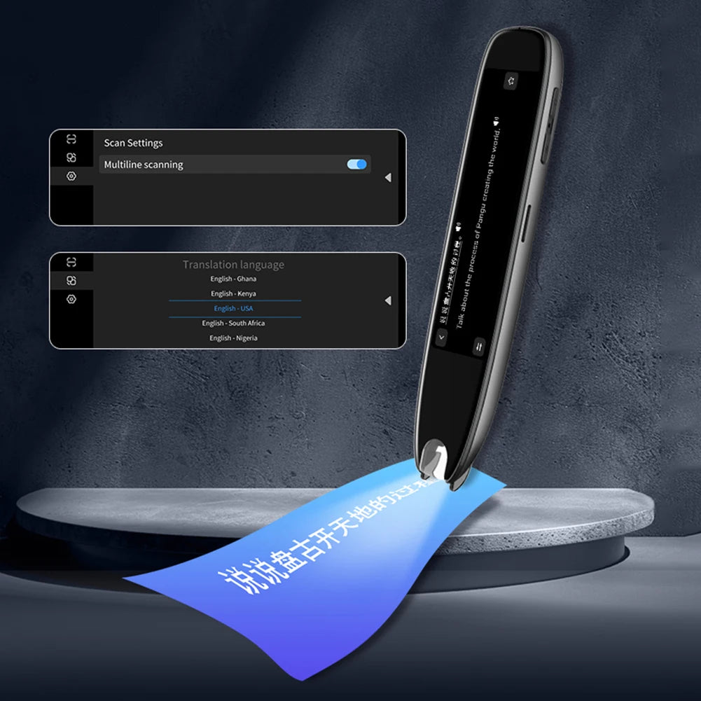 Translation Pen 142 Languages Scan Reader Device Intelligent Scanning Point Reading Smart Voice Translator Device Translator Pen