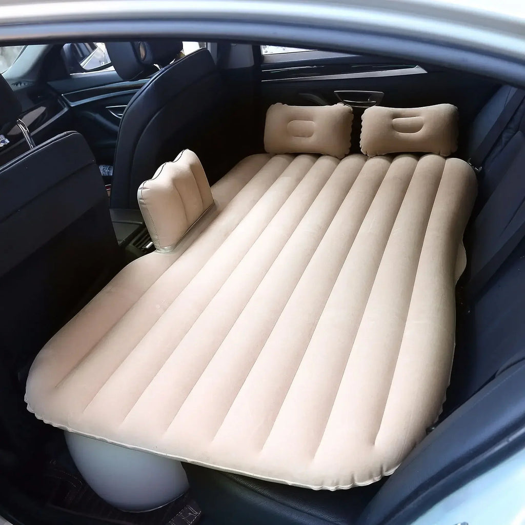 Car Travel Bed Automatic Air Mattress Sleeping Pad Inflatable BackSeat Bed Outdoor Cushions Camping Sofa Bed Accessories for Car Innova Techno