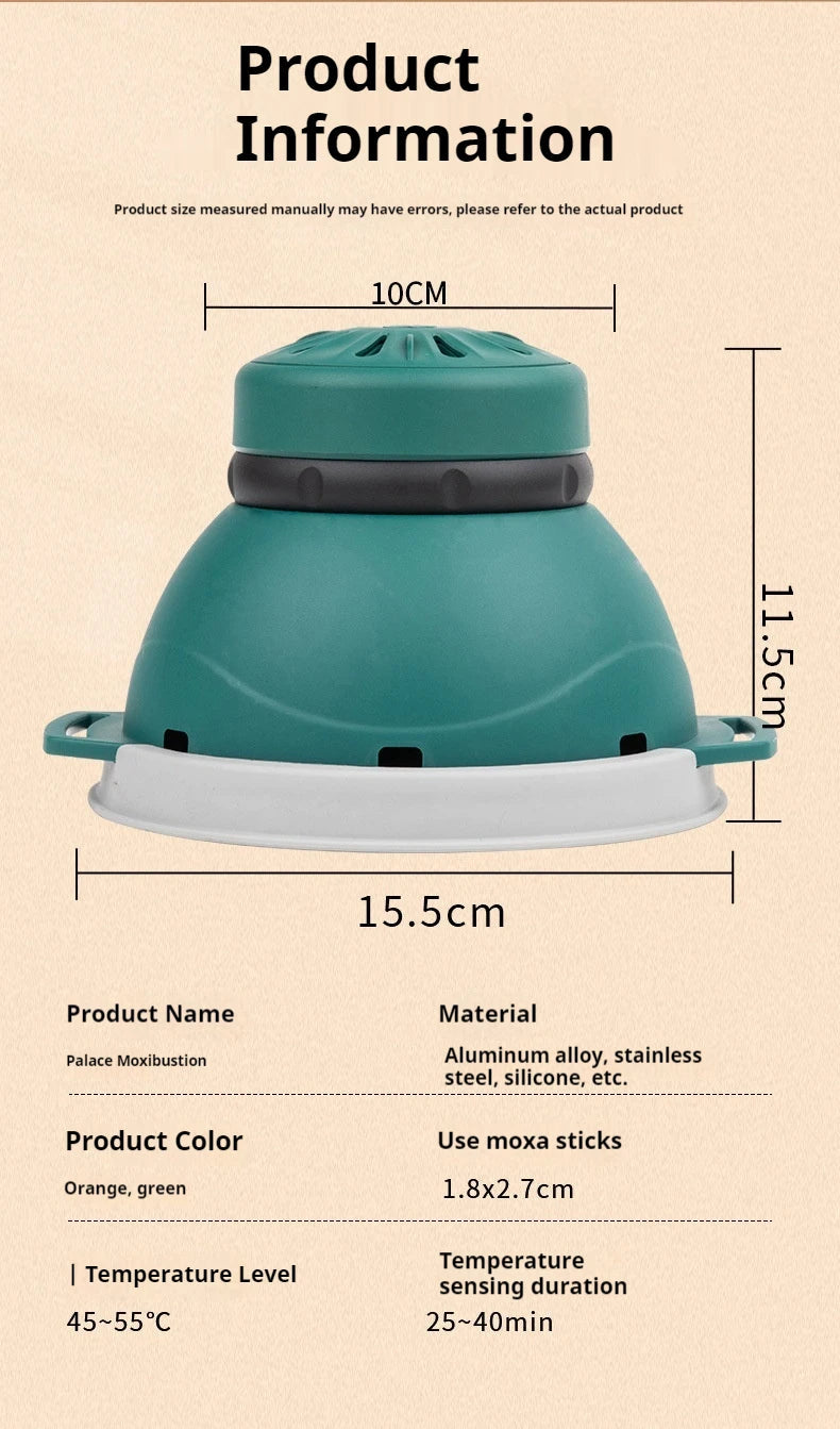 Smokeless Moxibustion Jar Moxibustion Massage Body Lumbar And Abdominal Massage Innova Techno