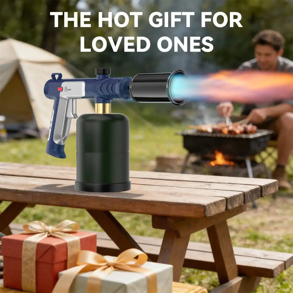 New Metal High Firepower Flamethrower for Outdoor Camping Barbecue Lighter for Outdoor Tools Innova Techno
