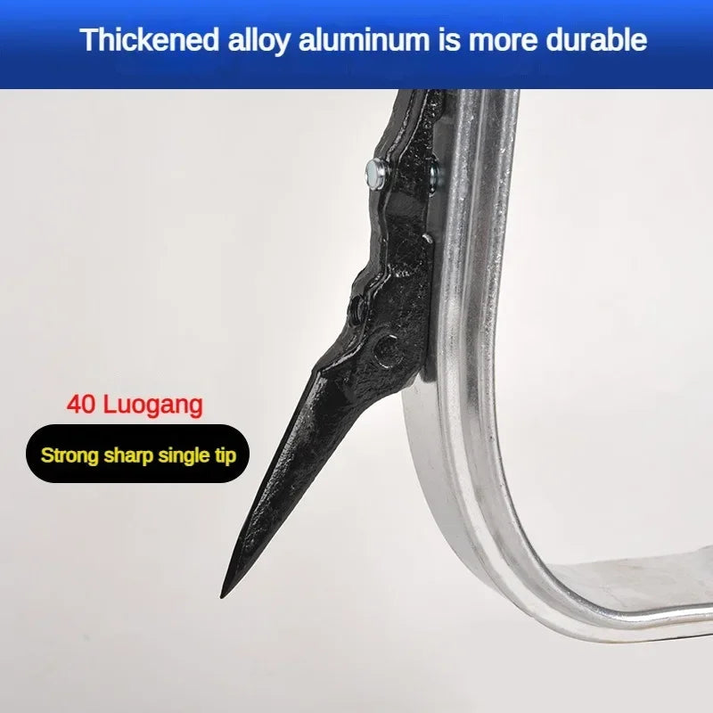 Aluminum Alloy Tree Climbing Tool Foot Buckle Non-slip Shoes Foot Tie Outdoor Sports Portable and Durable Picking Tool Innova Techno