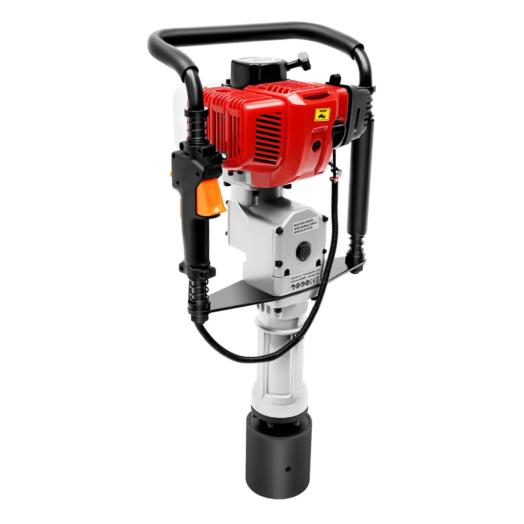 Pile Driver Hammer - 52CC Gas Powered T Post Driver - 1900W 2.3HP 2 Post Driving