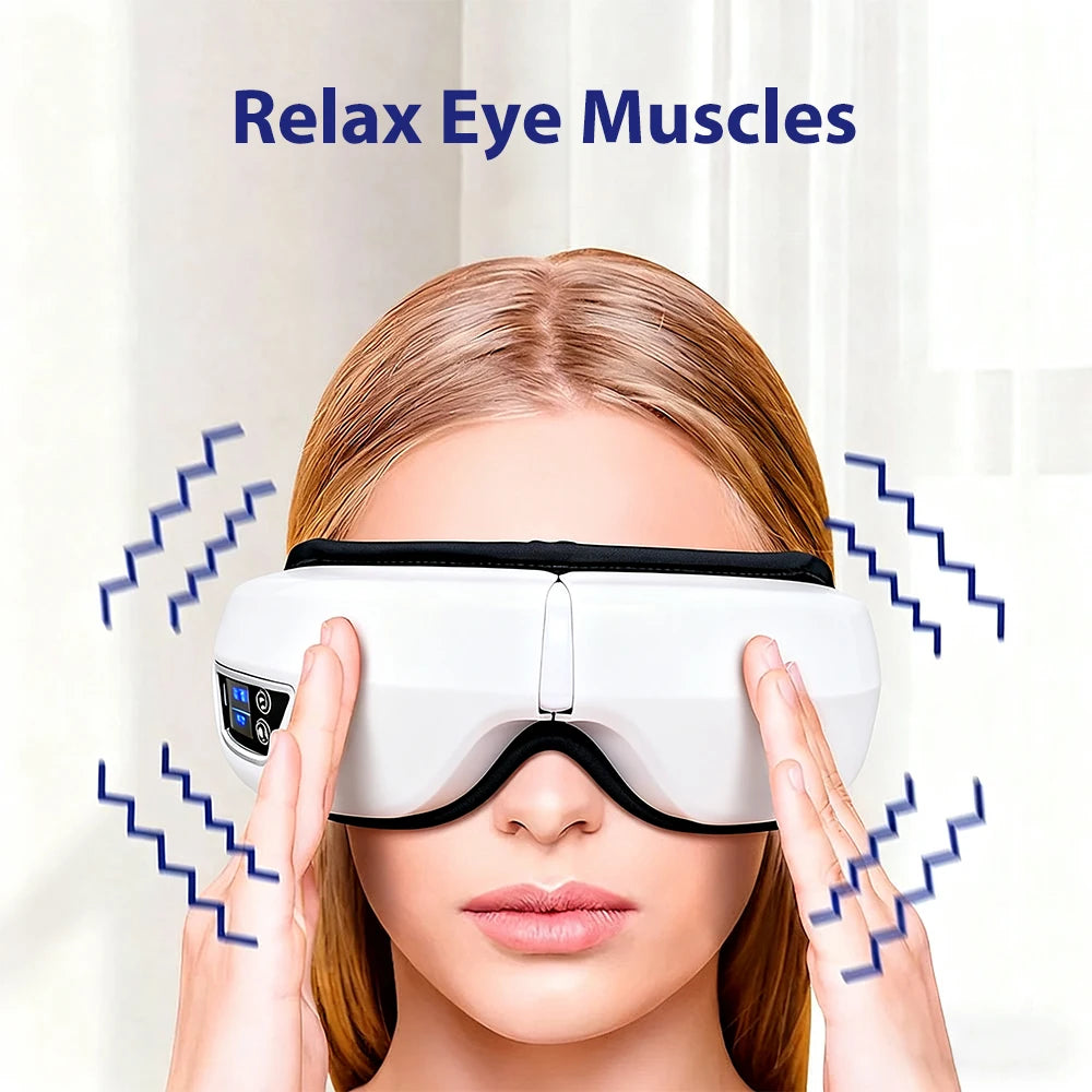 Relieves Fatigue Eye Massager Airbag Pressure Kneading Massage Device Relax Eye Improve Sleep 3D Vibration Eye Care Home Use