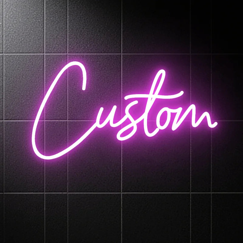 Custom your Personalised Name Neon Sign Light for girls/boys Birthday Gifts Party Bar Wedding Room Wall Decoration Neon Led Sign Innova Techno