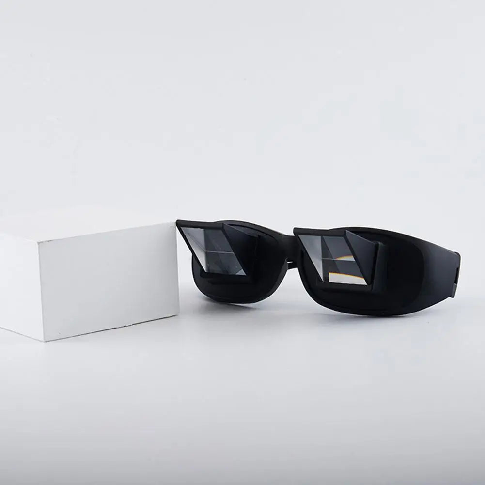 Lazy Eyeglasses Lazy Reading Glasses Prismatic Periscope Horizontal Glasses Lying Down Bed Reading Watching HD Readers Glasses Innova Techno