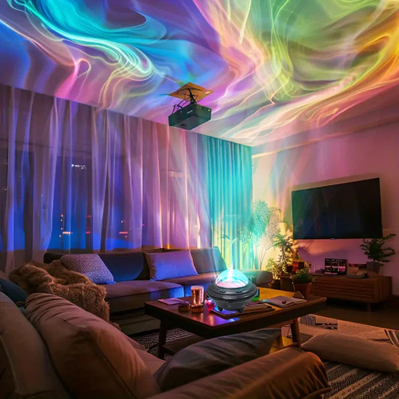 Starlight Projector Night Light Aurora Colorful Light Home Bedroom Decoration Starlight Christmas Light Children's Gift USB line Innova Techno