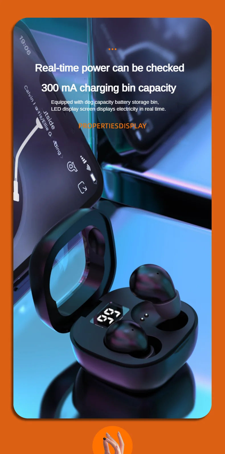 SK Mini 5.3 wireless bluetooth headset small earbuds sleep work sports invisible headphones HD HIFI bass sound quality earphones Innova Techno