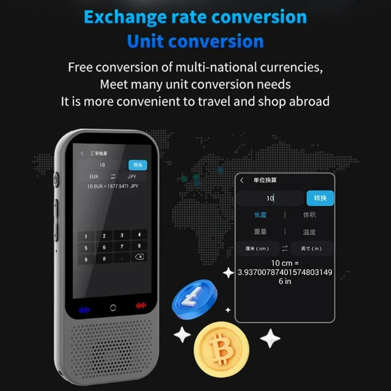 S80 Pro 138 Language Intelligent Translation Machine Intelligent Recording 19 Offline Real-time Chat GPT AI Voice Photo Translat Innova Techno