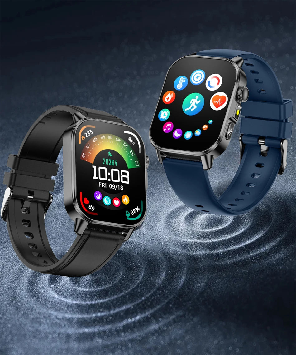 2026 New Model Uric Acid & Lipid Health Analysis Smart Watch Men ECG+PPG Bluetooth Call 2.01-inch Flashlight Smartwatch Women Innova Techno