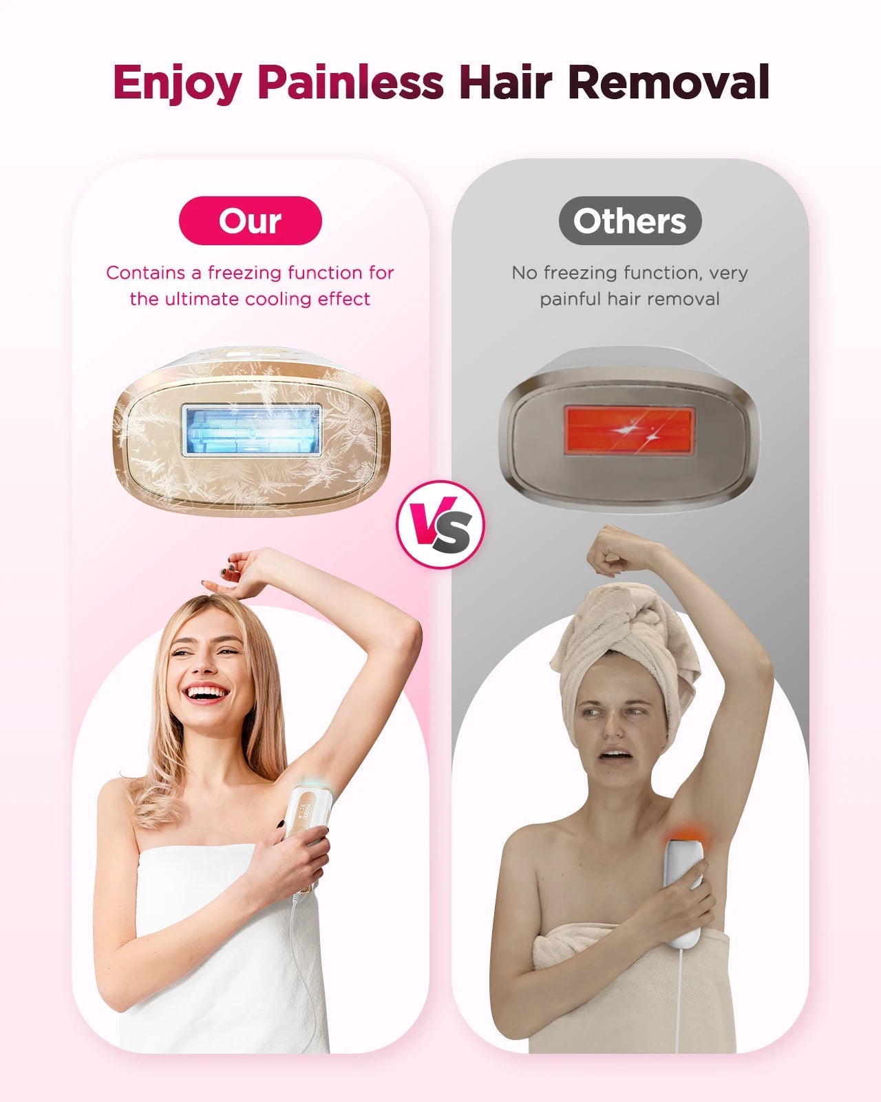 990000 Flash Laser Epilator IPL Hair Removal For Men and Women Body Bikini Facial  Permanant Painless IPL Hair Remover Machine Innova Techno