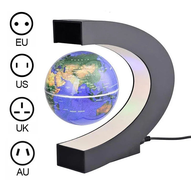Magnetic Floating Levitation Globe LED World Map Electronic Antigravity Lamp Novelty Ball Light Home Decor Lamps Birthday Gifts Innova Techno