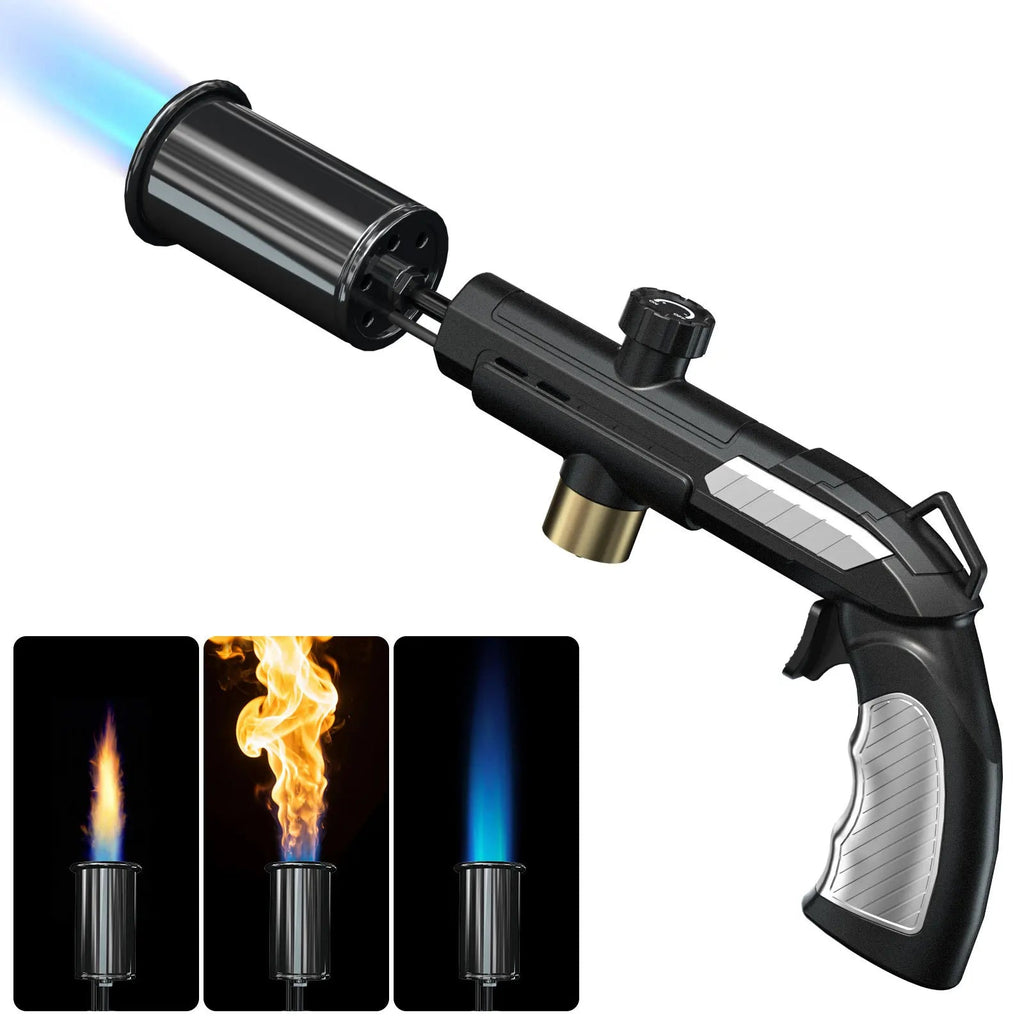 New Metal High Firepower Flamethrower for Outdoor Camping Barbecue Lighter for Outdoor Tools Innova Techno
