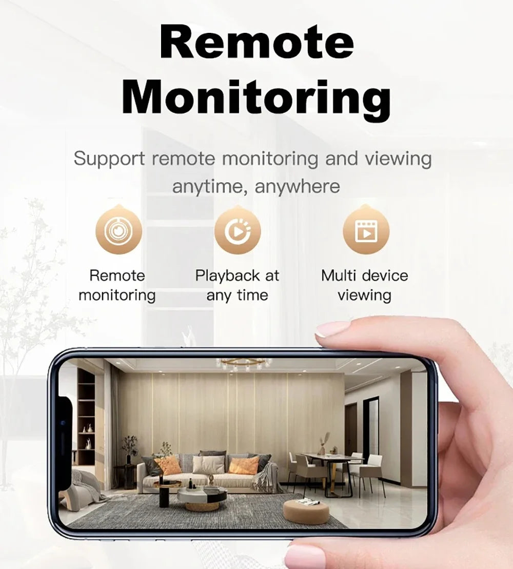 XD 1080P WiFi Mini Camera Smart Wireless Camcorder IP Camera Sport Camera Night Vision Remote Security Protection Video Recorder Innova Techno
