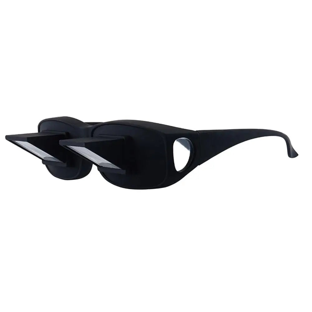 Lazy Eyeglasses Lazy Reading Glasses Prismatic Periscope Horizontal Glasses Lying Down Bed Reading Watching HD Readers Glasses Innova Techno