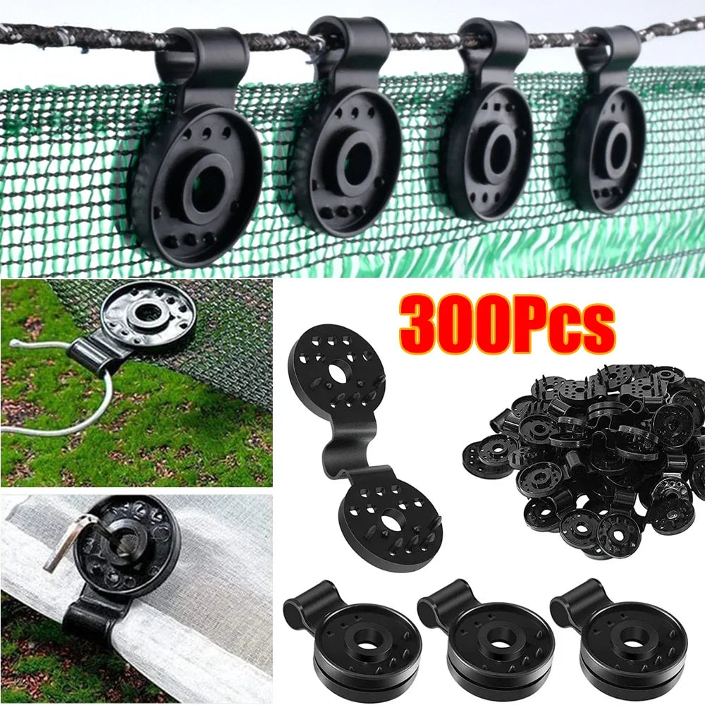 30-300pcs Shade Cloth Clips Heavy Duty Lock Grip Greenhouse Film Clip Hang Expand Instant Grommet Sunshade Net Fix Clips Tool Innova Techno