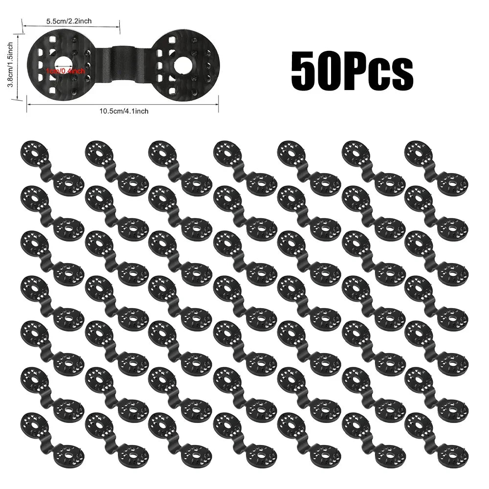 30-300pcs Shade Cloth Clips Heavy Duty Lock Grip Greenhouse Film Clip Hang Expand Instant Grommet Sunshade Net Fix Clips Tool Innova Techno
