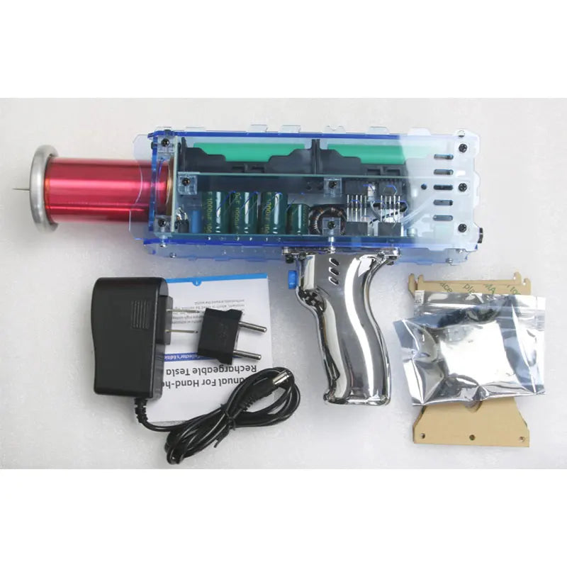 4th Generation Enhanced Adjustable arc Handheld Magnetic Energy High Voltage Generator Artificial Lightning For Tesla Coil Gun Innova Techno