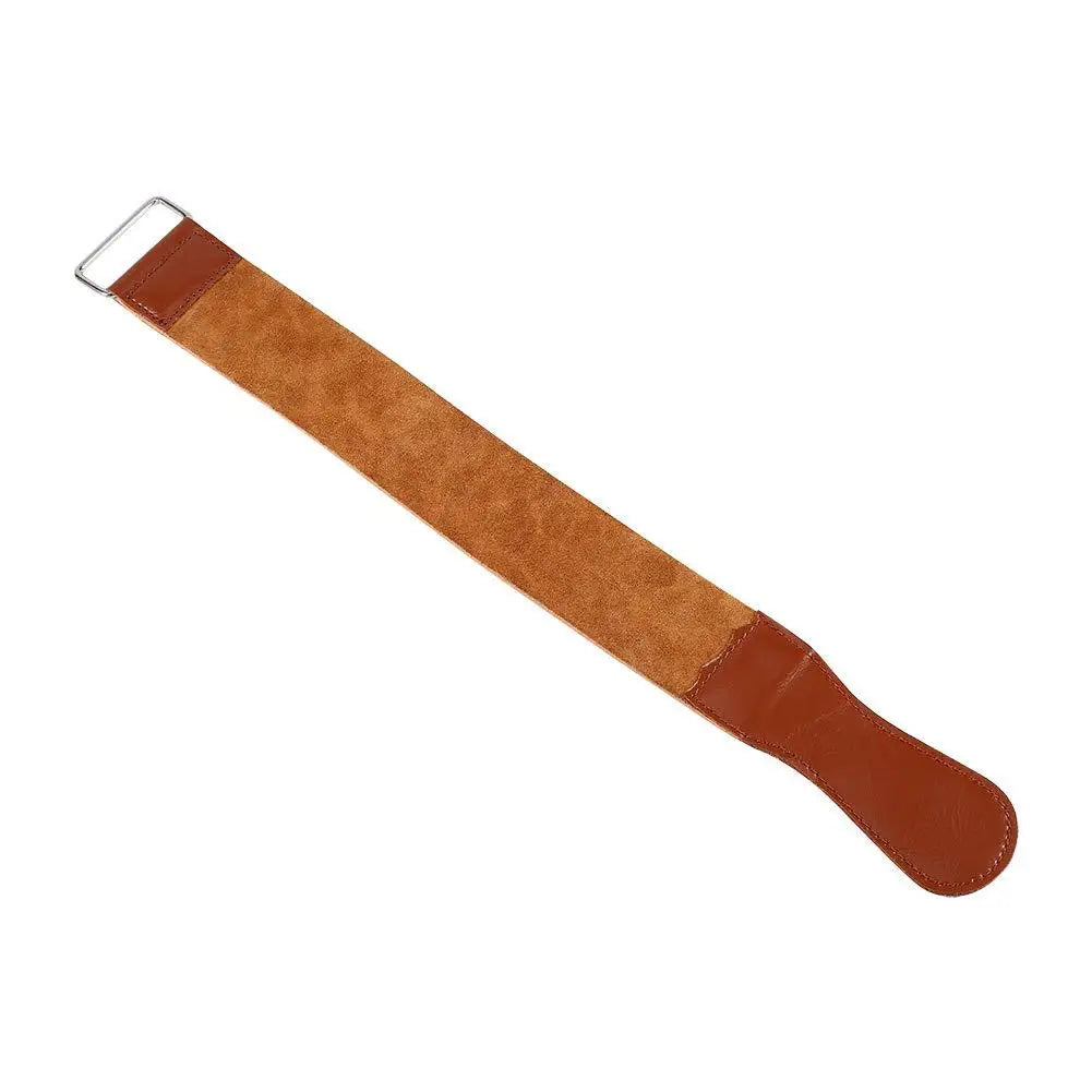 Durable Cowhide Men's Shaving Leather Strap for Barber Straight Razor Knife Sharpening Strop Belt  Necessary Innova Techno