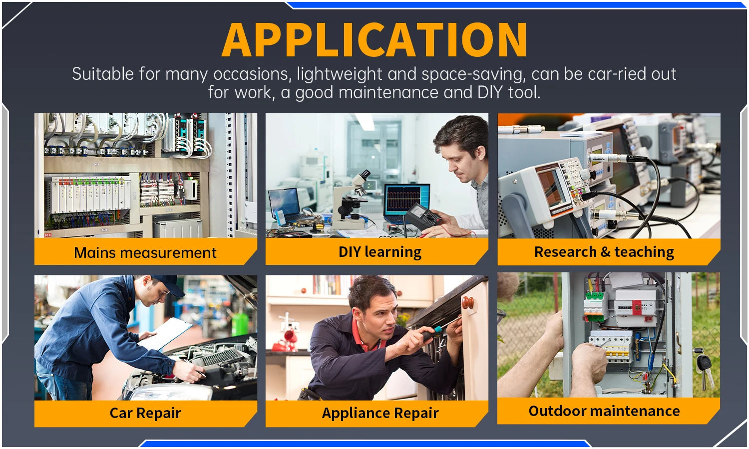 FNIRSI New DSO510 DSO152 DSO153 Mini Handheld Digital 2 IN 1 Oscilloscope Portable 48MS/s 10MHz Bandwidth Electronic Repair Tool Innova Techno