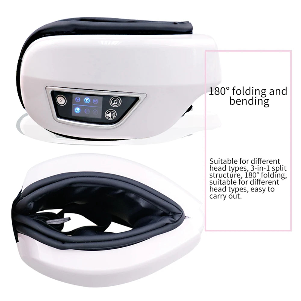 Relieves Fatigue Eye Massager Airbag Pressure Kneading Massage Device Relax Eye Improve Sleep 3D Vibration Eye Care Home Use