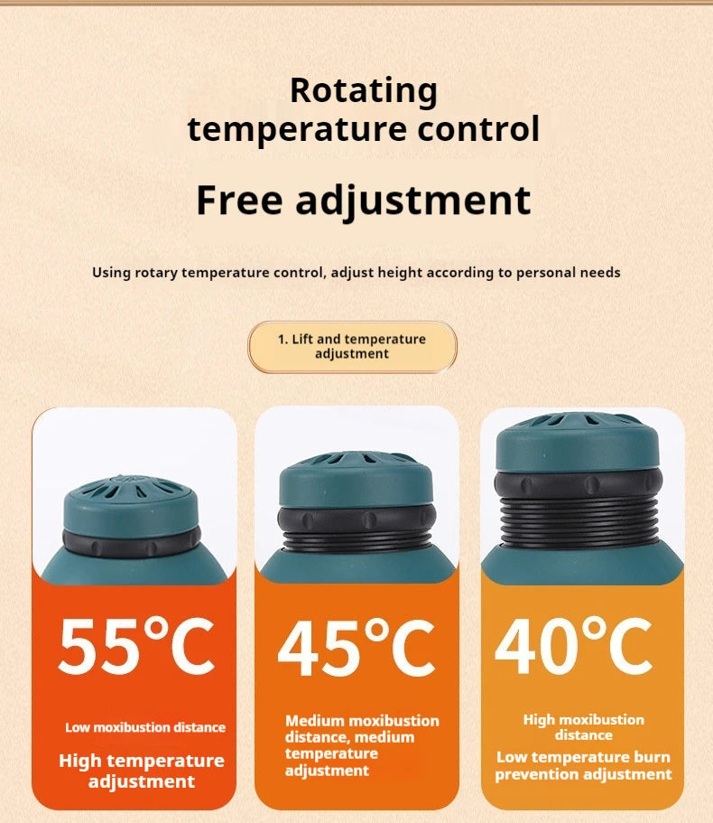Smokeless Moxibustion Jar Moxibustion Massage Body Lumbar And Abdominal Massage Innova Techno