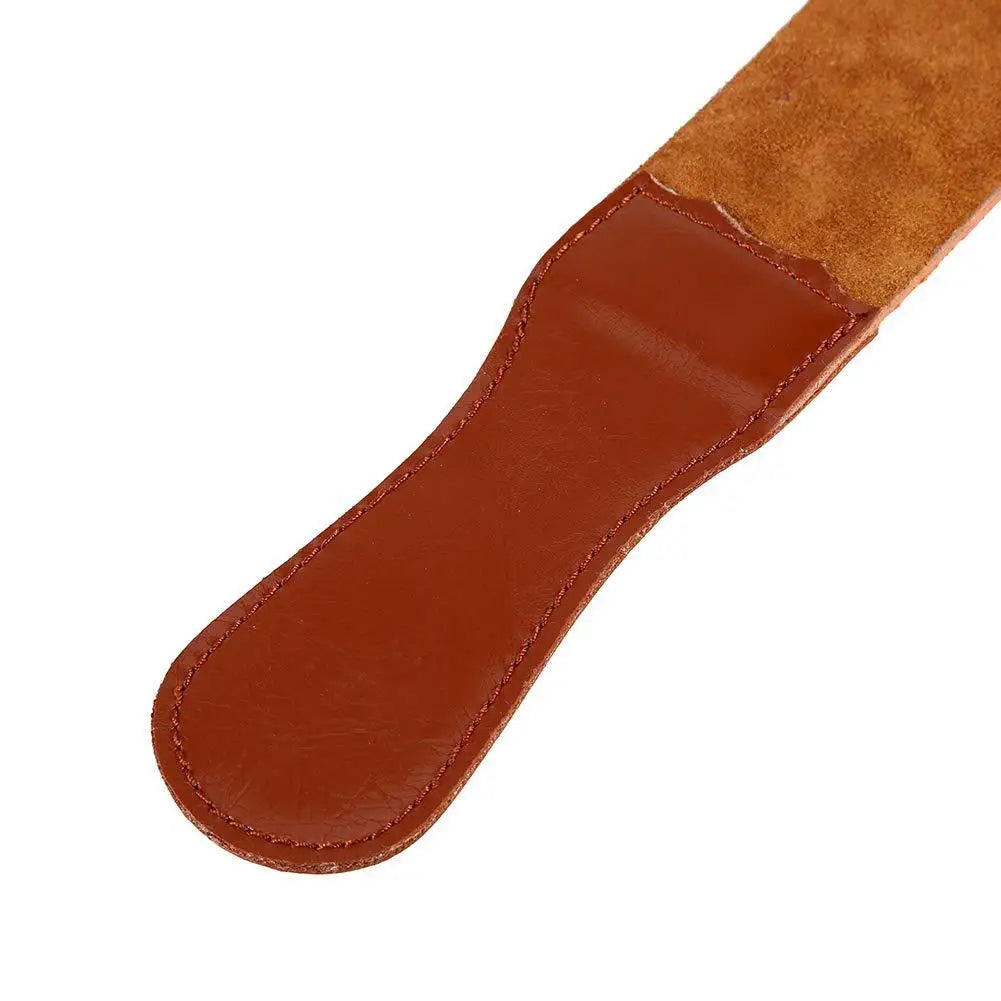 Durable Cowhide Men's Shaving Leather Strap for Barber Straight Razor Knife Sharpening Strop Belt  Necessary Innova Techno