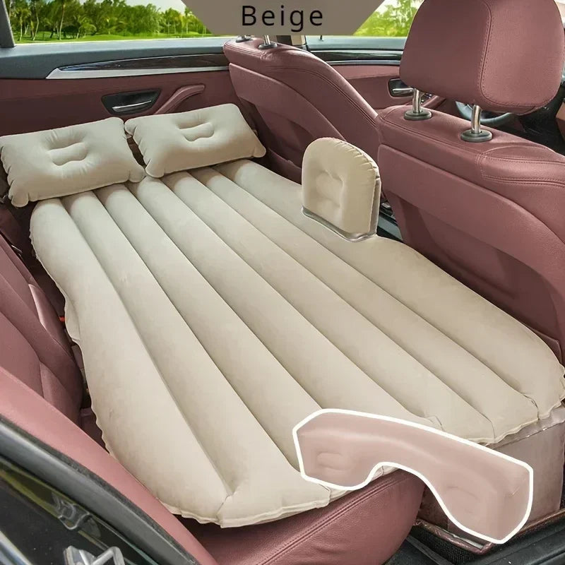 Car Travel Bed Automatic Air Mattress Sleeping Pad Inflatable BackSeat Bed Outdoor Cushions Camping Sofa Bed Accessories for Car Innova Techno
