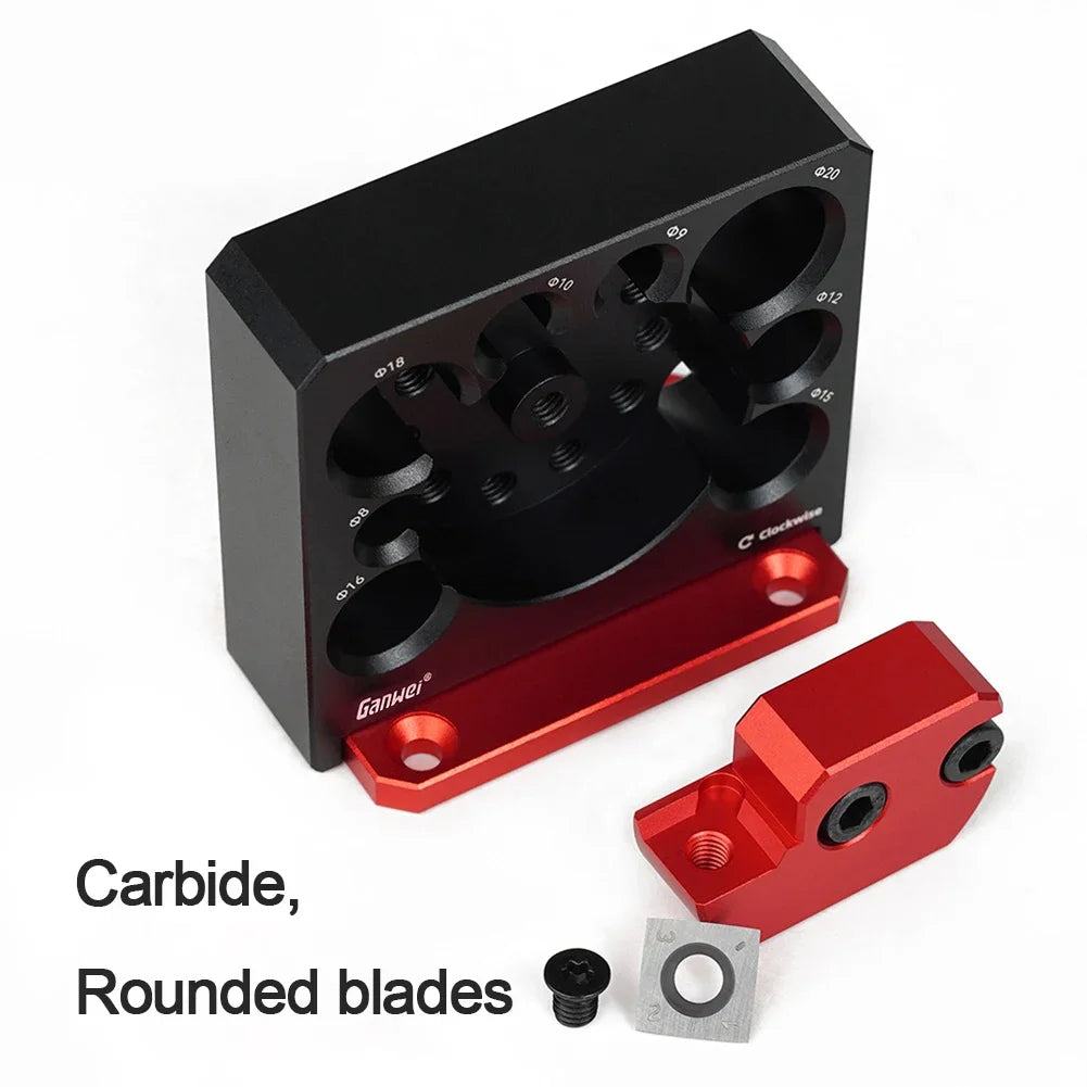 Adjustable Electric Drill Milling Dowel Auxiliary Tool Dowel Maker Jig 8mm-20mm with Carbide Blades Dowel Maker Woodworking Tool