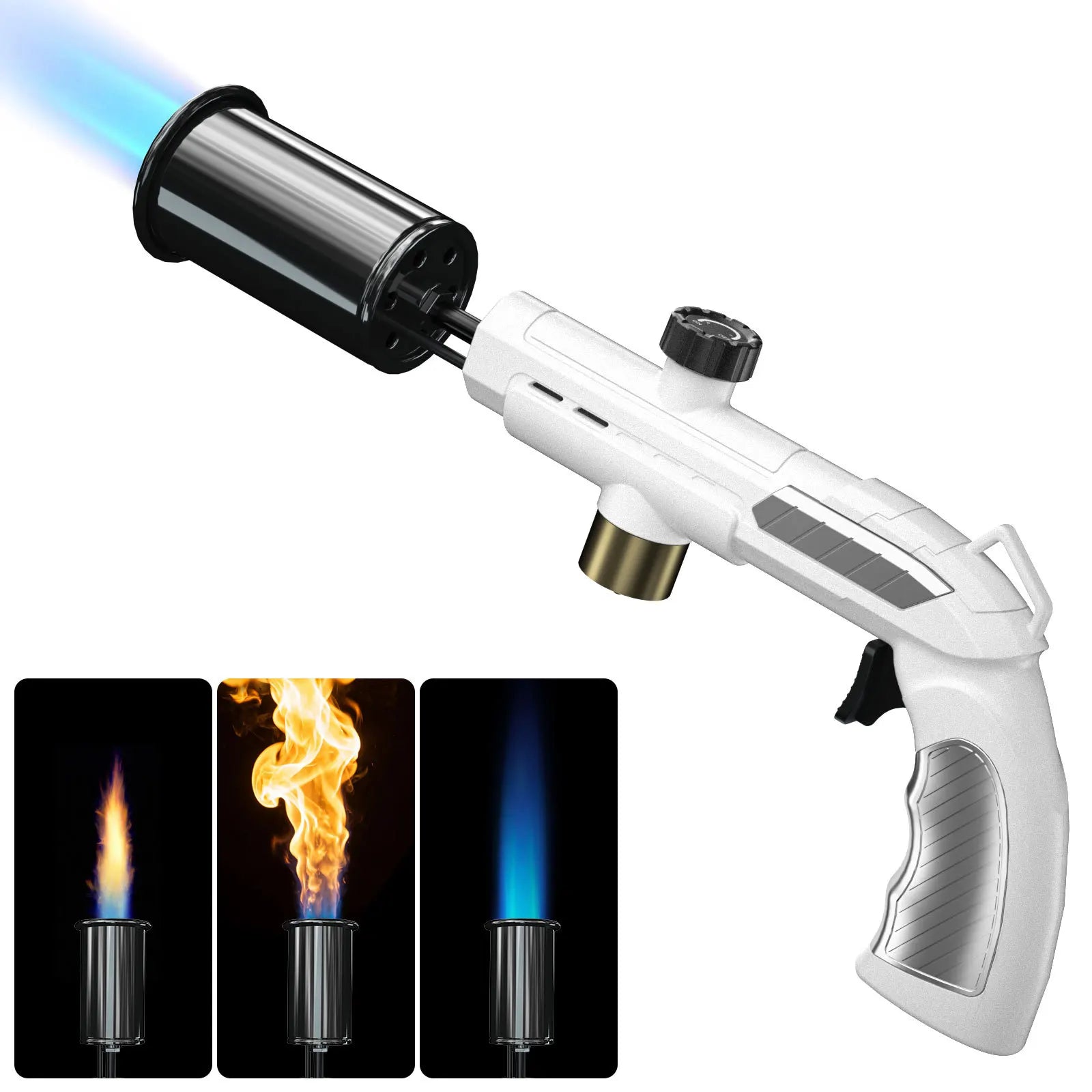 New Metal High Firepower Flamethrower for Outdoor Camping Barbecue Lighter for Outdoor Tools Innova Techno