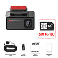 4G LTE Car Dash Cam Front and Inside Remote Live View Two-Way Talk 24/7 Parking GPS Tracker IR Night Vision Vehicle Security DVR Innova Techno