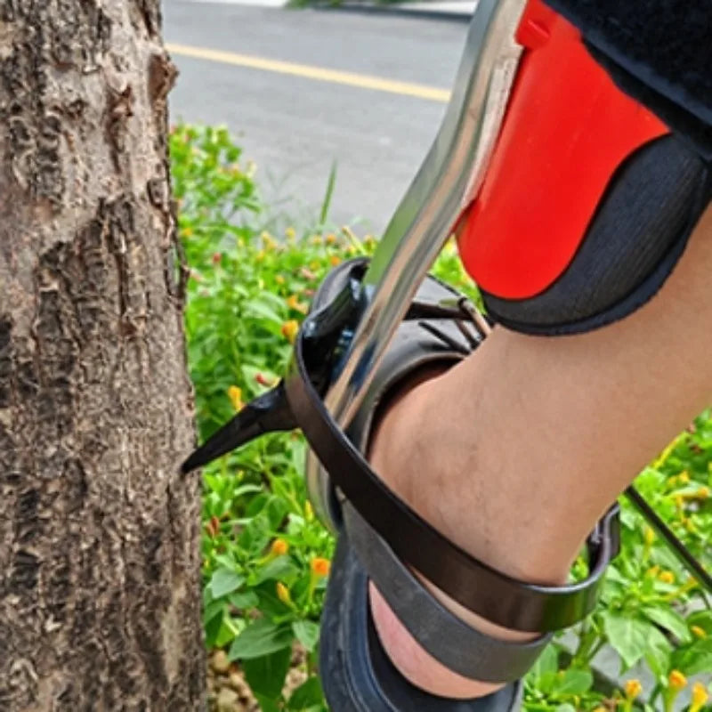 Aluminum Alloy Tree Climbing Tool Foot Buckle Non-slip Shoes Foot Tie Outdoor Sports Portable and Durable Picking Tool Innova Techno